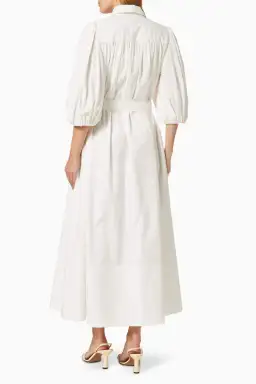 Aje Casabianca Shirt Dress White Size 6 for rent on The Volte - image 2