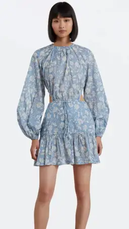 Bec & Bridge Floral Skies Mini Dress Floral Skies Size 8 