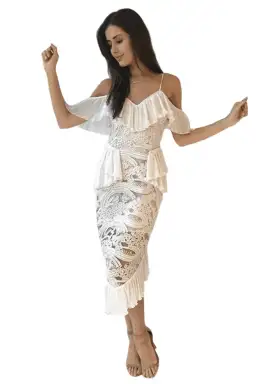 Alice McCall She's Got It Dress in Ivory Size 6  for rent on The Volte - image 2