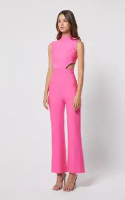 Elliatt Lambley Jumpsuit Pink Size 10 / M for rent on The Volte - image 1