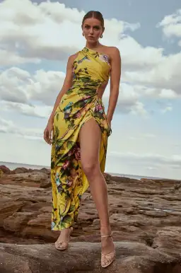 Sonya Moda Nour Maxi Dress Royal Botanica Floral Size 8 / S for rent on The Volte - image 1