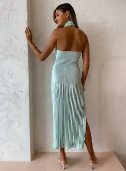 L'idée Soirée Halter Gown Mint Size 12 for rent on The Volte - image 6