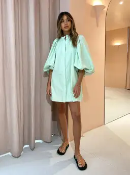 Camilla and Marc Kyra Mini Dress Sour Apple Size 14  for rent on The Volte - image 1