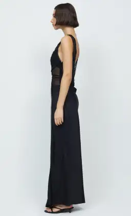 Bec & Bridge Naomi Split Maxi Dress Black Size 8 / S for rent on The Volte - image 4