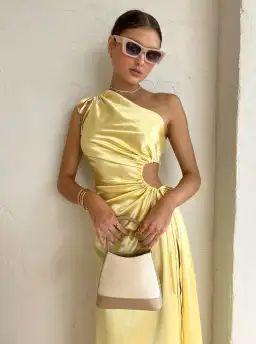 Sonya Moda Nour Maxi Dress Yellow Size 10  for rent on The Volte - image 4