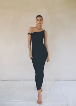 Johansen Official Poppy Dress Black Size XS for rent on The Volte - image 1