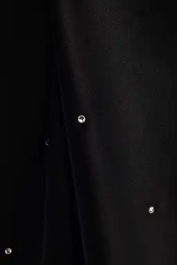 Michelle Mason Open Back Crystal Embellished Mini Dress Black Size 2 US / AU 6-8 for rent on The Volte - image 4