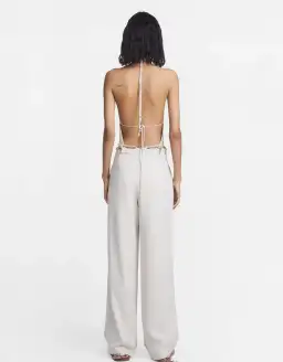 Dion Lee Macrame Pant in Ivory Size XS / AU 6 for rent on The Volte - image 2