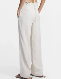Dion Lee Macrame Pant in Ivory Size XS / AU 6 for rent on The Volte - image 4