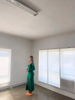 Bec & Bridge Freya Knit V Maxi Dress Green Size XS/Au 6 for rent on The Volte - image 4