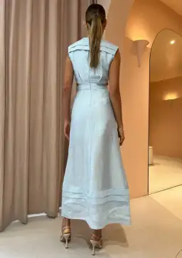 Acler Telford Dress Cloud Blue Size 16 for rent on The Volte - image 3