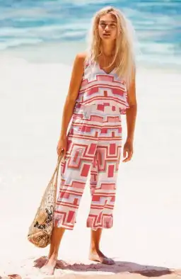 Mister Zimi Clover Jumpsuit in Party Print Size 8