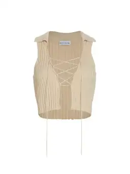 Aya Muse Reposier tan Top & Skirt Set Tan Size 6