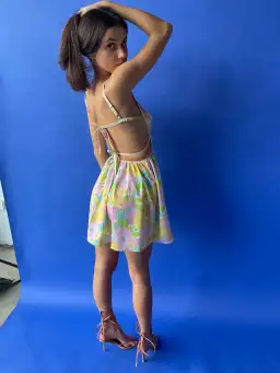 For Love & Lemons Emily Backless Dress Size XS/Au 6  for rent on The Volte - image 4