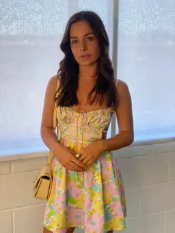 For Love & Lemons Emily Backless Dress Size XS/Au 6  for rent on The Volte - image 6