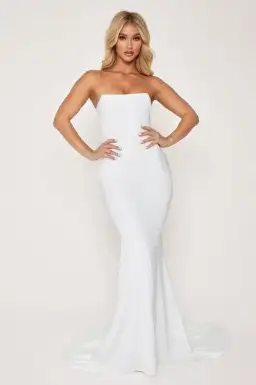 Meshki Farrah Gown White Size 6