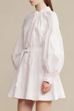 Acler Marquis Mini Dress Shell Pink Size AU 12 for rent on The Volte - image 5