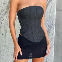 Naked Vice Neve Corset Black Size S / Au 8 for rent on The Volte - image 2