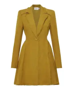 Aje  Martino Cut out Jacket Dress Green Size 14 for rent on The Volte - image 3