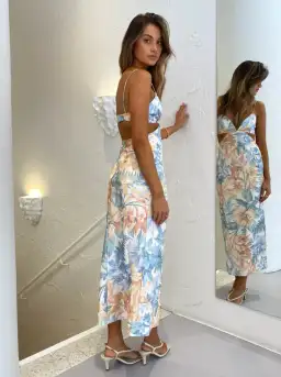 Significant Other Jacy Dress in Island Bouquet Size 8 for rent on The Volte - image 3