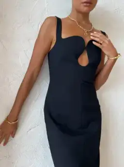 Camilla and Marc Brixton Dress Black Size 6 (Sold out - size 6) for rent on The Volte - image 4