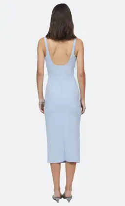 Bec & Bridge Karina Tuck Midi Dress Powder Blue Size 8 for rent on The Volte - image 4