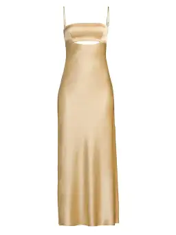 Bec & Bridge Carrie Maxi Dress in Yellow Champagne Size 8 for rent on The Volte - image 3