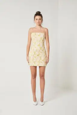 Elliatt Wattle Dress Yellow Size M/10