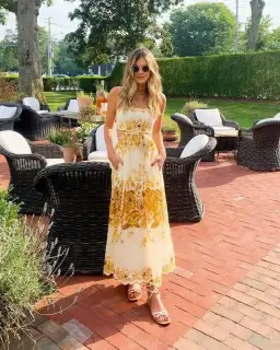 Zimmermann Aliane Scallop Midi Dress Floral Size 6  for rent on The Volte - image 5