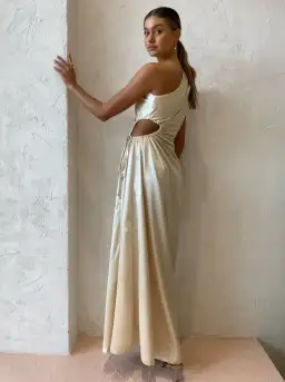 Sonya Nour Maxi Dress in Ocean Pearl Size 8 for rent on The Volte - image 2