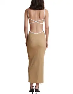 Bec & Bridge Coyote Dress Beige Size 8 for rent on The Volte - image 3