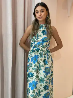 Sir the Label Celia Cross Back Gown in Marguerite Print Size 8 for rent on The Volte - image 5