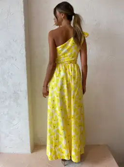 By Nicola Dahlia Dress Yellow Floral Size 10 for rent on The Volte - image 6