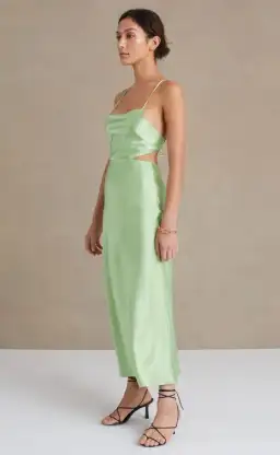 Bec & Bridge Raquel Dress Apple Green Size 8 for rent on The Volte - image 2