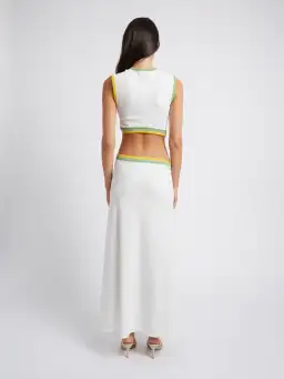 Christopher Esber Cutout Torso Dress  Multi Paisley Size 12 for rent on The Volte - image 2