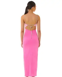 Eliya The Label Zora Dress Pink Size M / Au 10 for rent on The Volte - image 2