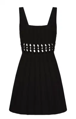 Aje Ney Diamond Cut Out Mini Dress Black Size S / Au 8 for rent on The Volte - image 4