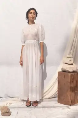 All That Remains Jean Dress White Size 10 for rent on The Volte - image 2