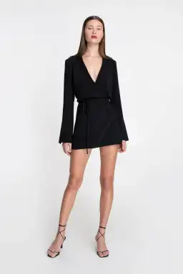 ORSEUND IRIS Boxy Wrap Mini Dress Size 10 for rent on The Volte - image 2