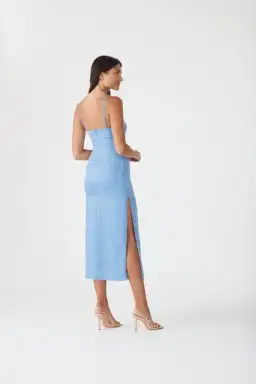 San Sloane Blaise Dress Blue Size 8 for rent on The Volte - image 3