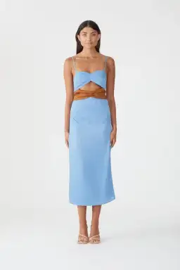 San Sloane Blaise Dress Blue Size 8 for rent on The Volte - image 1