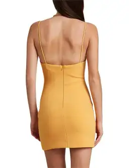 Bec & Bridge Cammi mini dress Yellow Size AU 8 for rent on The Volte - image 3
