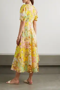 Alemais Matilde Midi Dress Yellow Size 8 for rent on The Volte - image 2