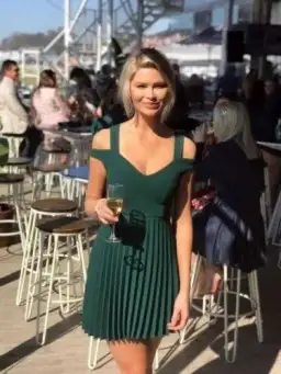 By Johnny Emerald City Mini Dress Green Size 12 for rent on The Volte - image 1