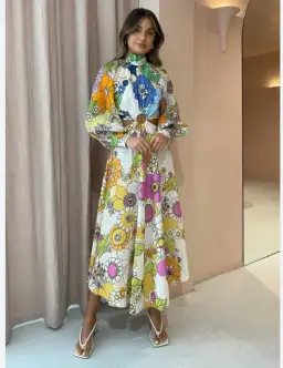 Alemais Farrah Cut Out Dress Floral Size 8 for rent on The Volte - image 2