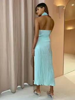 L’idee Halter Gown in Mint Size 8 / S for rent on The Volte - image 3