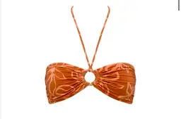 Bec & Bridge Aurora Bikini Top Orange Floral Size 8 for rent on The Volte - image 3