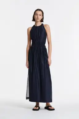 Sir the Label Franc Cross Back Navy Gown Size 0/AU 6