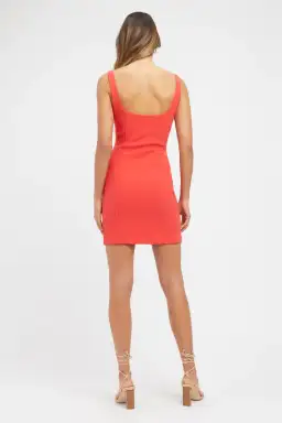 Kookai Stretch Crepe Dress Red Size 6 for rent on The Volte - image 3