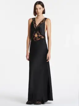 Sir the Label Aries Cut Out Gown Black Size 8 for rent on The Volte - image 1